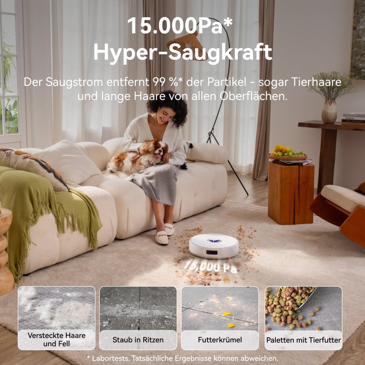 Freo Z10 3 in 1 Saugroboter mit Wischfunktion