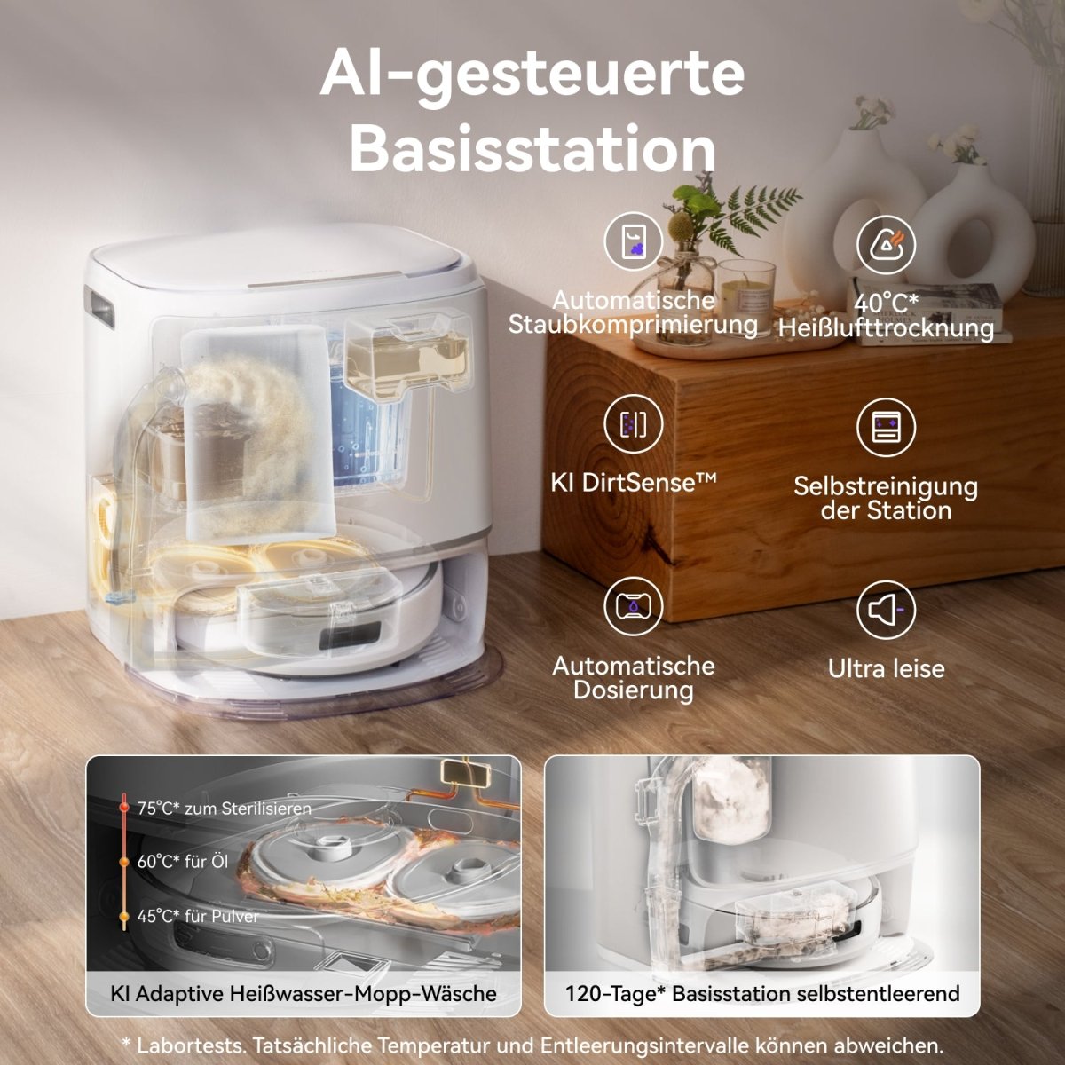 Freo Z10 3 in 1 Saugroboter mit Wischfunktion